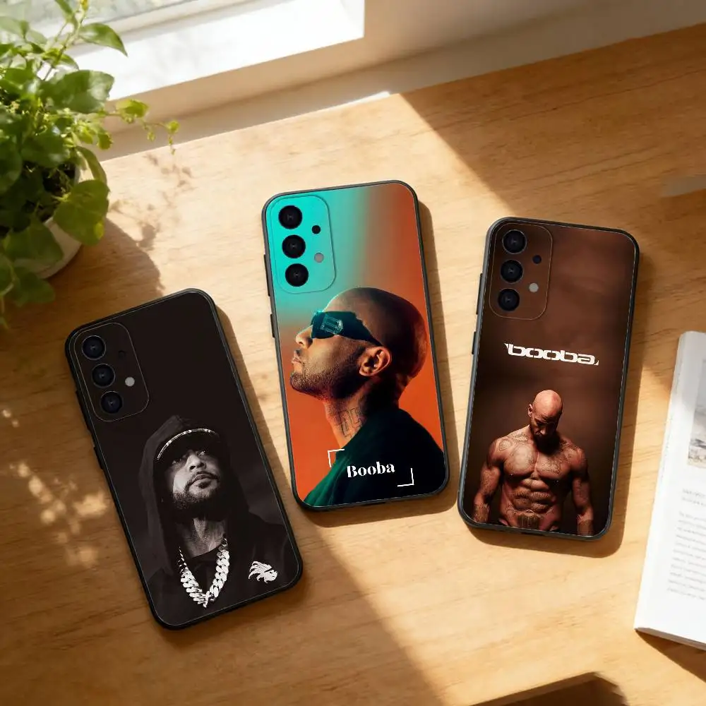 French Rapper Booba Phone Case For Samsung S25,24,23,22,30,21,10,9,Ultra,Plus,Lite Soft Black Case