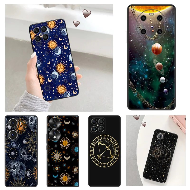 Soft Anti-Drop Phone Case For Honor X7b X6 70 90 X8 b X9A X9B Magic5 Pro X8A X6A 12 Zodiac Taurus Leo Pixel 8A 7A 6A 6 7 8 Cover