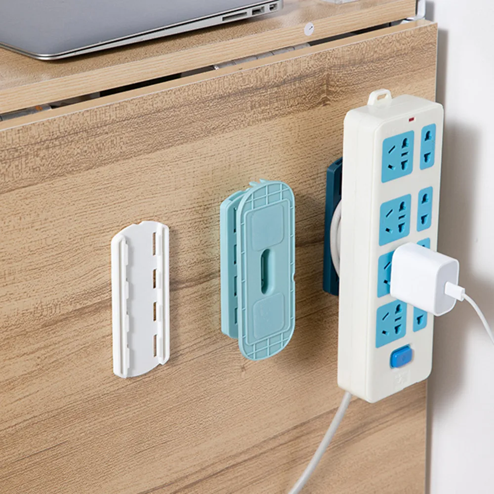 Socket Holder, Movable Winding Wall Mounted Router, Data Cable, Line Card, Wire Socket, Plug-In Board, Cable Organizer image 3