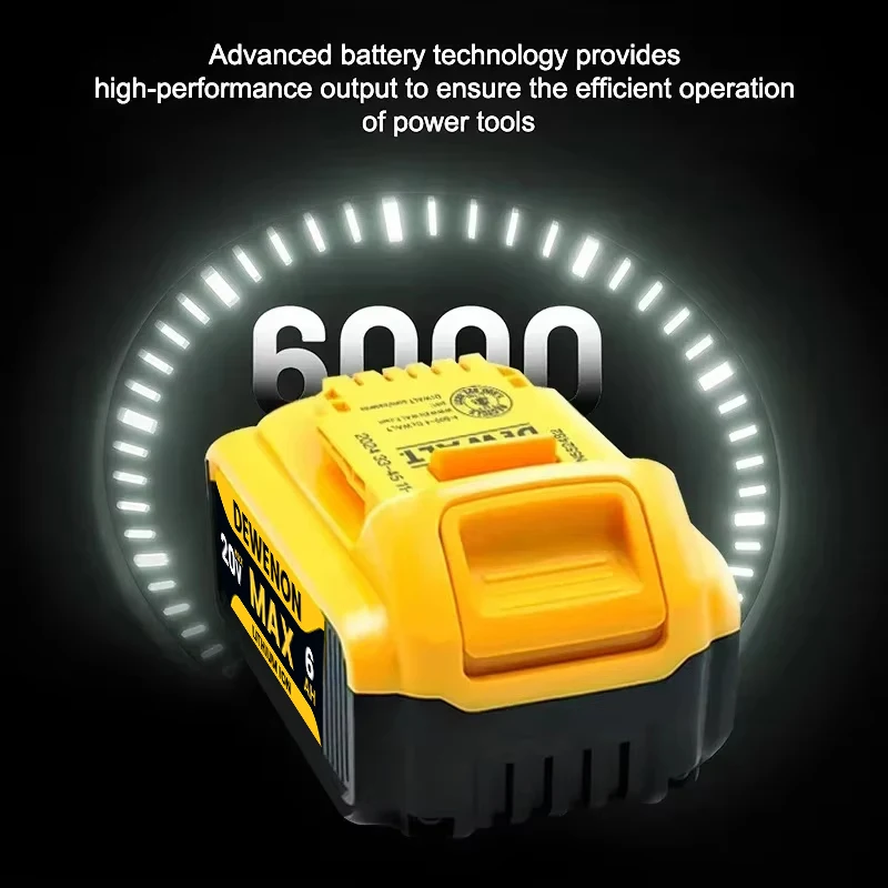 For original DeWalt 6Ah/5Ah/2Ah 20V battery replaceable DCB184 DCB200 DCF892 DCF845 DCF850 DCF911 DCD800 DCD805 Tools Battery