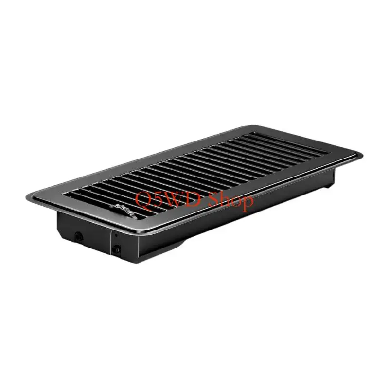 Q5WD Metal Floor Vent With Rounded Edges 4X12 Inch Perfect for Congested Areas