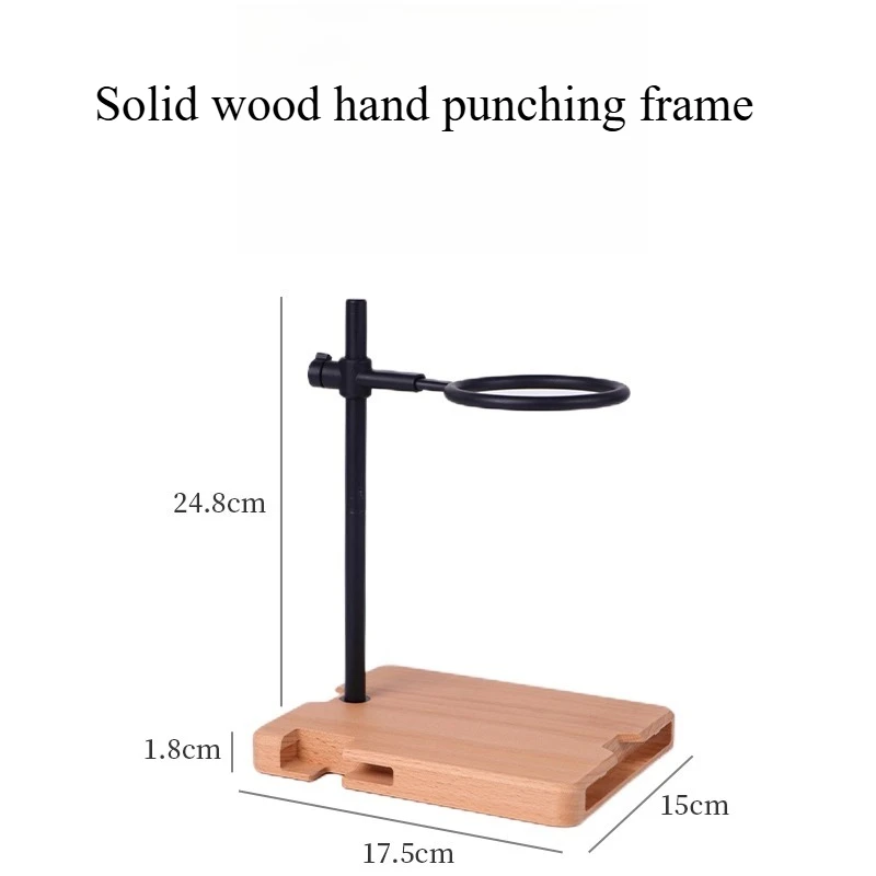 

Applicable To Retro Hand Brewed Coffee Filter Cup Holder Filter Screen Filter Outdoor Adjustable Solid Wood Base