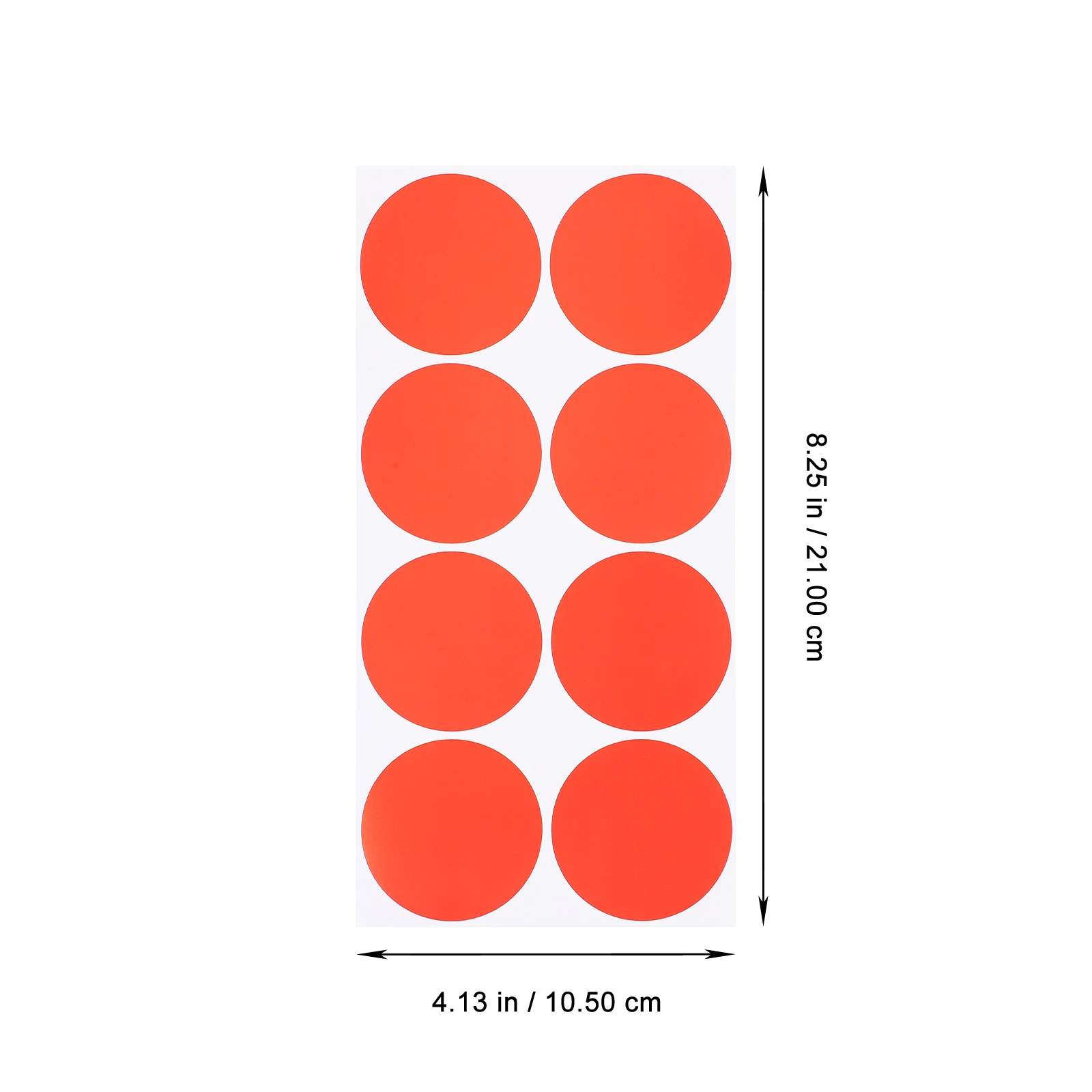 

20 Sheets Stickers Color Dot Small Colorful Blank Red Round Dots Colored