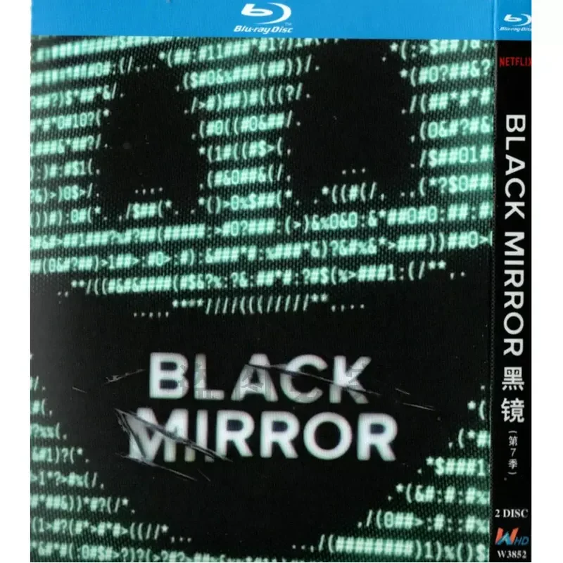 American Suspense Crime Sci Fi TV Series Black Mirror Season 7 High Definition BD Blu Ray 2 Disc