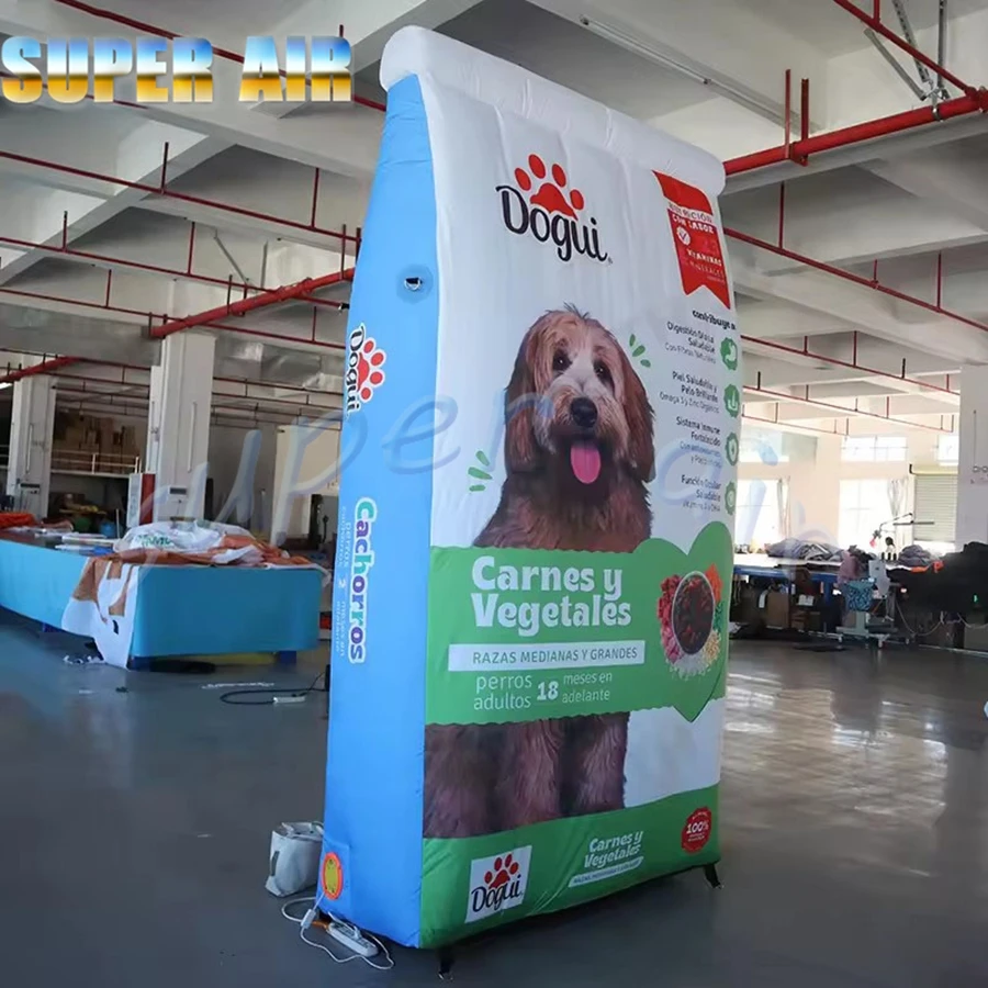 Do użytku komercyjnego reklamowy model ogromnego nadmuchiwanego worka z dmuchawą powietrza na sprzedaż