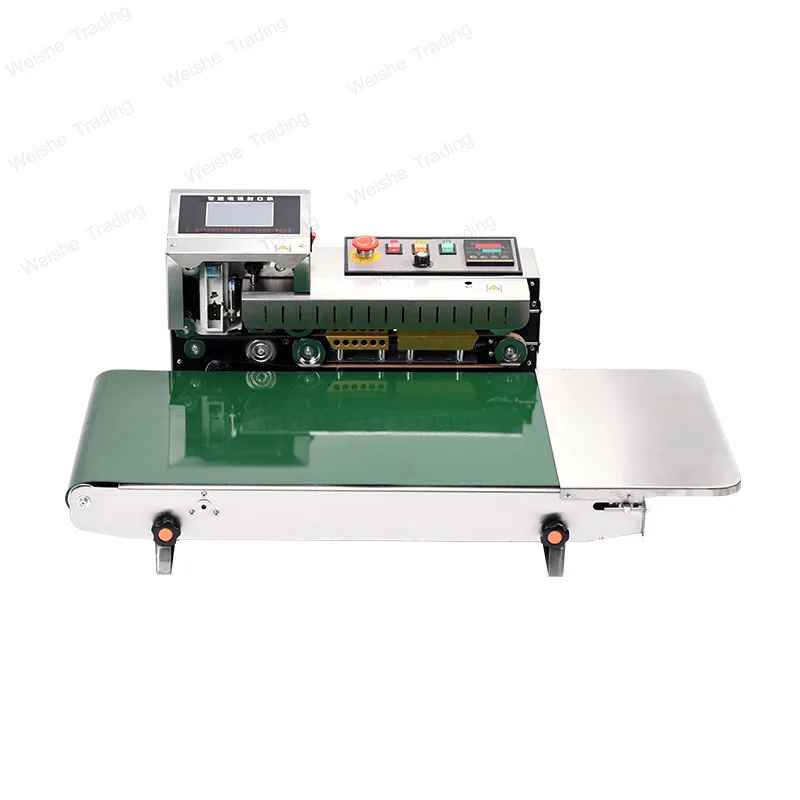 

FR-1600 Continuous Sealing Automatic Film Sealing Machine Commercial Small Aluminum Foil Bag Food Plastic Bag Sealing