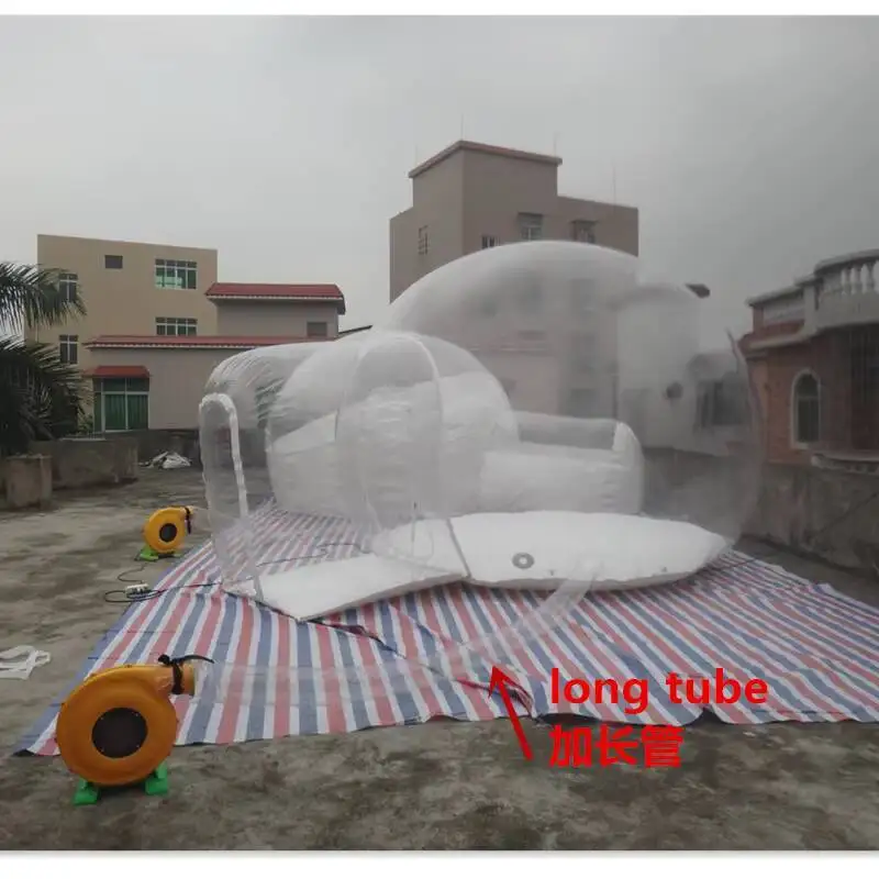 

Новое поступление, прозрачная надувная пузырьковая палатка с одним туннелем, семейная палатка с пузырьками для кемпинга, снаряжение для кемпинга