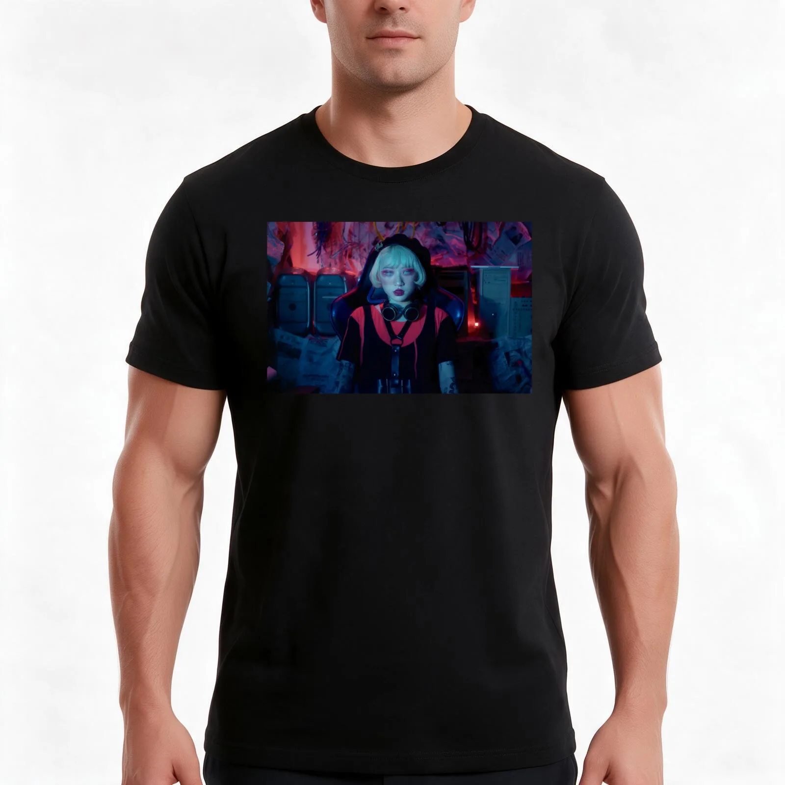 Yeule Pixel Affection T-Shirt, Summer Casual Cotton Tee, Oversized Streetwear Tops, Vintage Graphic Print, Unisex Men Women