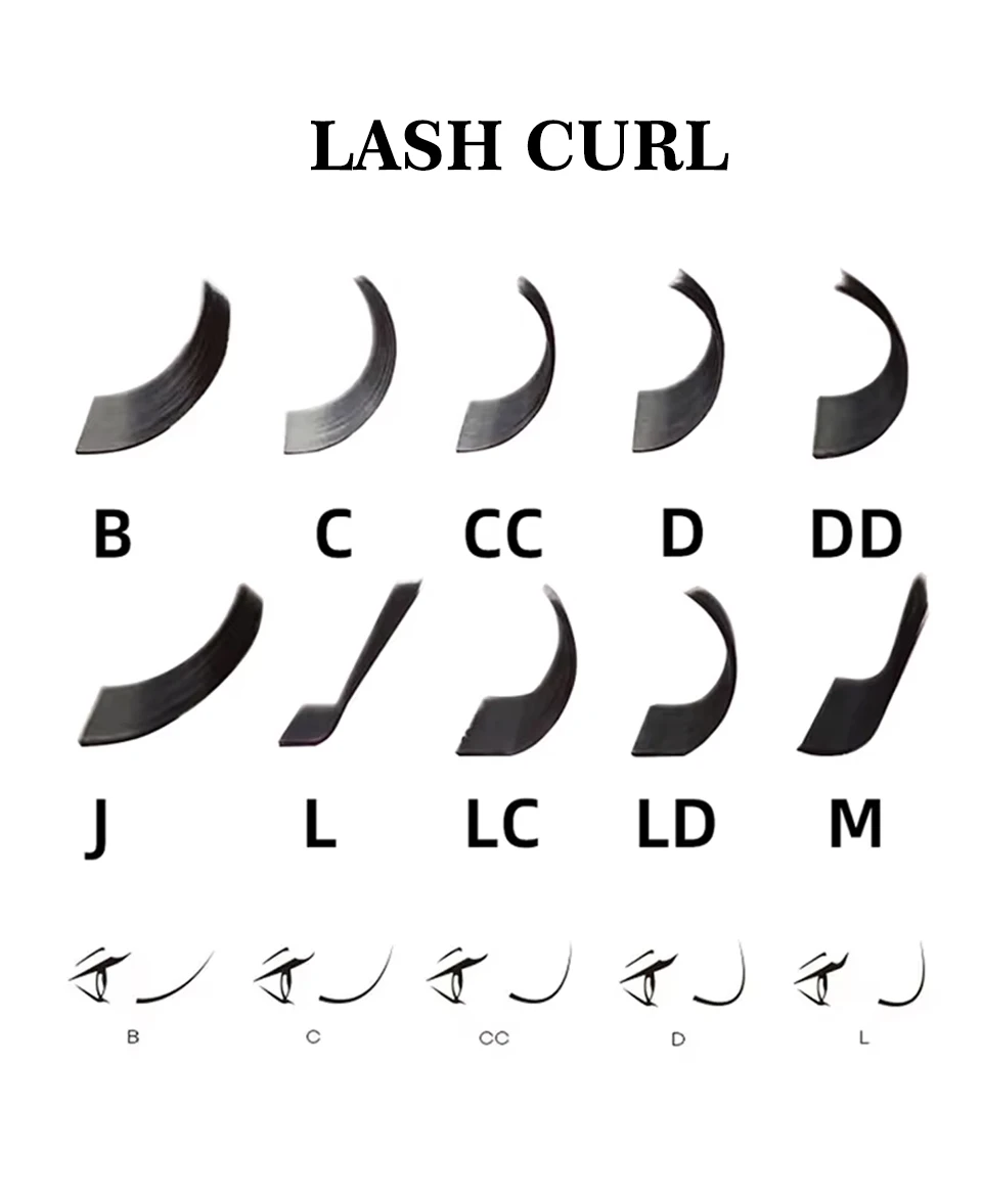 Lashprofessor 16 Reihen 0,03 0,05 0,07 Russische Volumen-Wimpernverlängerungen 6–20 mm individuelle Kneiffächer Kaschmir-Falsche Wimpern – Detail 11