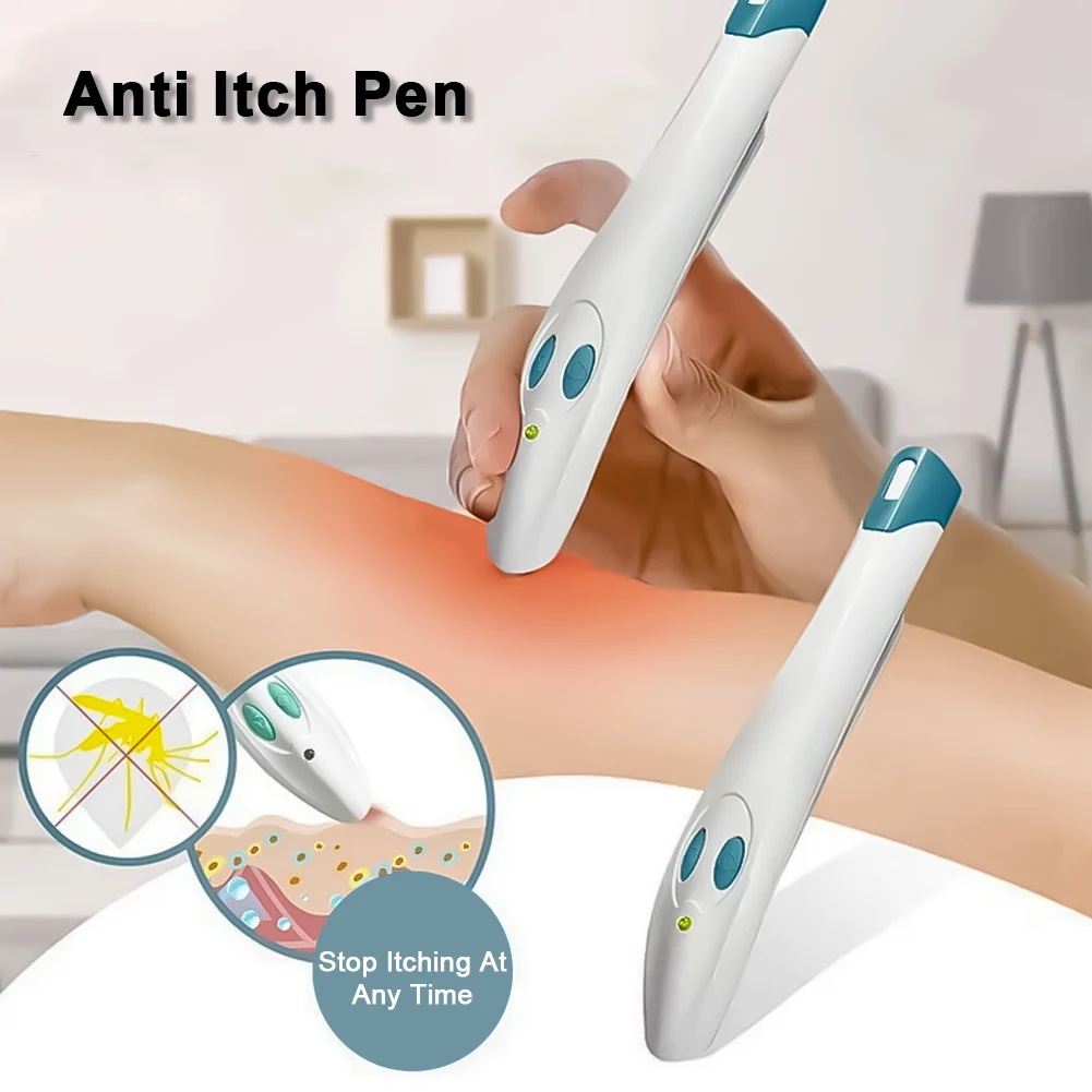 Electronic Mosquito Bite Antipruritic Device Portable Antipruritic Pen Relief Burning Pain & Swelling Relieve Stings Pen for Kid