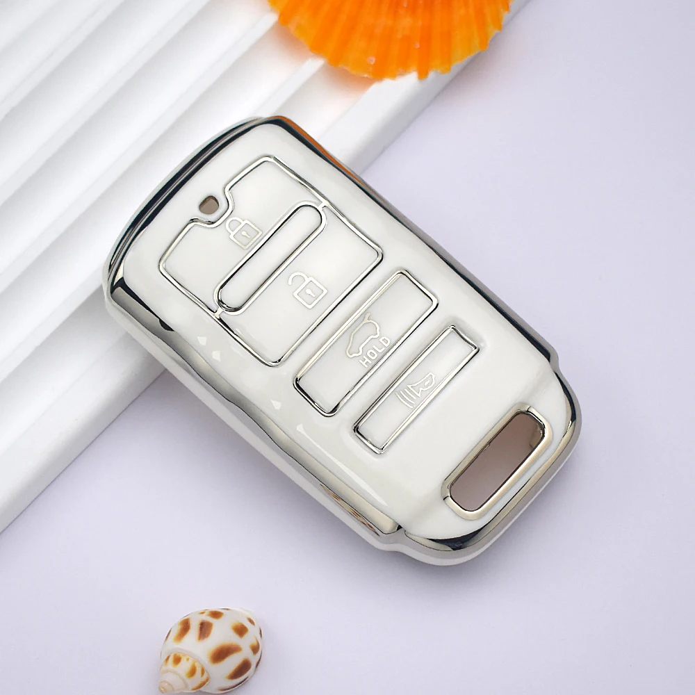 4 Button TPU Car Key Case Cover Shell Fob for KIA Cadenza K9 K7 K-04 Sorento K900 and New K7 Key 2013 Year To 2016 Keychain