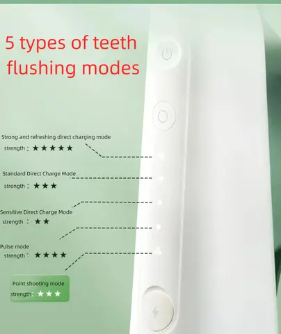 Oclean W10 Bärbar Smart Oral Irrigator Tandsköljare Tänder Vattentandtråd Bucal Tandrengörare Waterpulse 30 Dagars Användningstid 10 best sales Oclean Original - №8