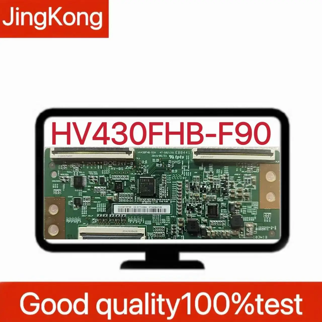 Placa LVDS de T-CON HV430FHB-F90 HV430FHB-GOA 47-6021331 JVC LT43CF700 DLED43FHDS TX-43JS360B LUX0143006/02 nueva placa lógica