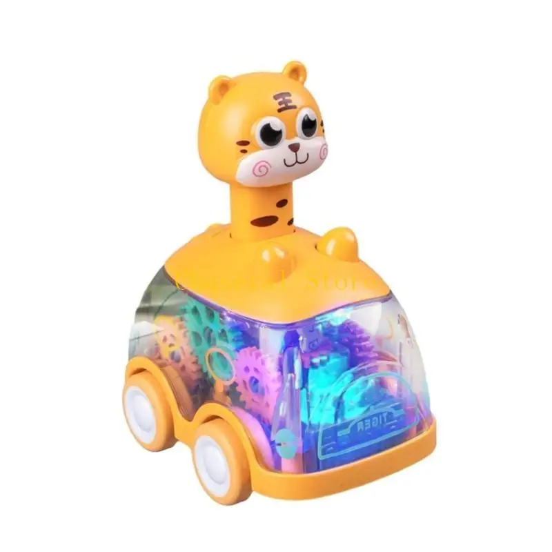 E7ce kinderen transparante versnellingsspeelgoed cultiveren creativiteit en handoogcoördinatie