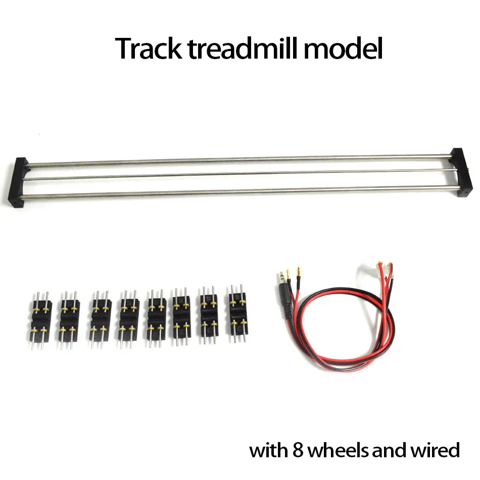 1:87 Model Railway HO Scale train Riders Standard Track Roller Test Stand Rolling Roads Locomotive treadmill Track Bearing 1Set