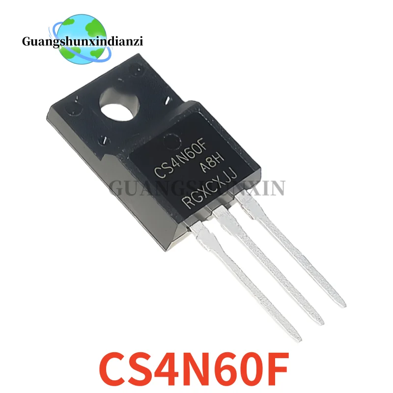 

10-20-30PCS 100% NEW CS4N60F CS4N60FA9HD 4N60F 4N60 TO-220F 4A 600V Field effect transistor In Stock