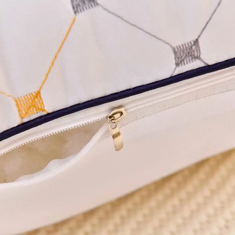 وسائد مخملية ناعمة - دعم مريح للرقبة، قماش من الألياف الدقيقة ماص للرطوبة قابل للغسل، ديكور غرفة النوم وغرفة المعيشة لجميع المواسم