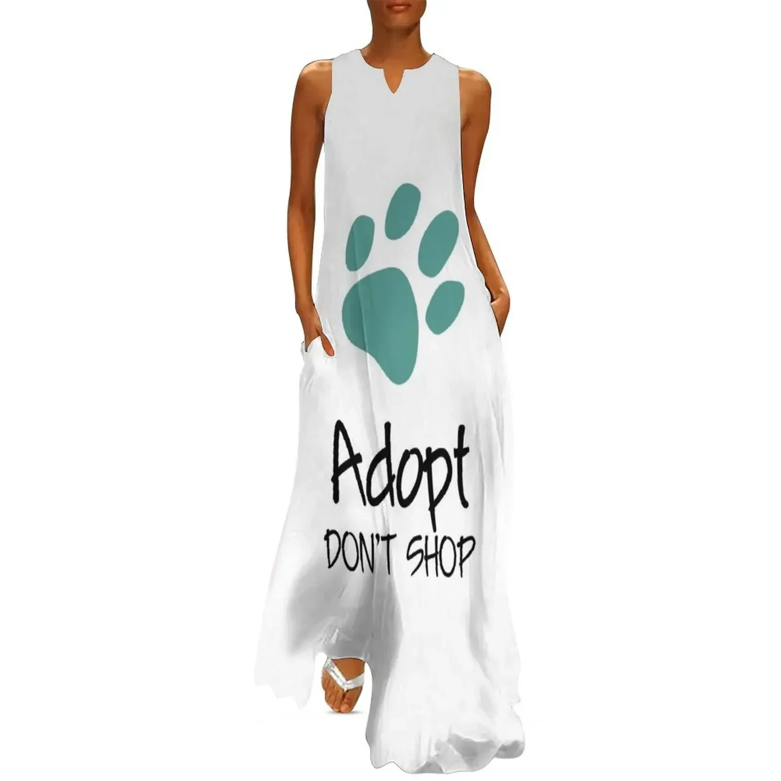 

Adopt don't shop 2 Long Dress Female clothing summer clothes Long dress women's evening dress 2025