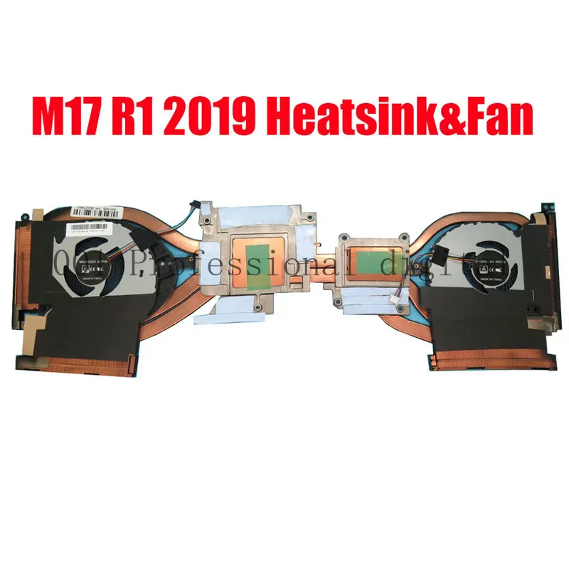 Laptop Heatsink&Fan For DELL For Alienware M17 R1 2019 0HDMFX HDMFX 0V1FR8 V1FR8 new