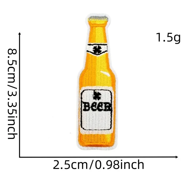Oktoberfest Beer Festival Iron-On Embroidered Badge Patches for DIY Hole T-shirt Backpack Clothing Jeans Appliques Sticker