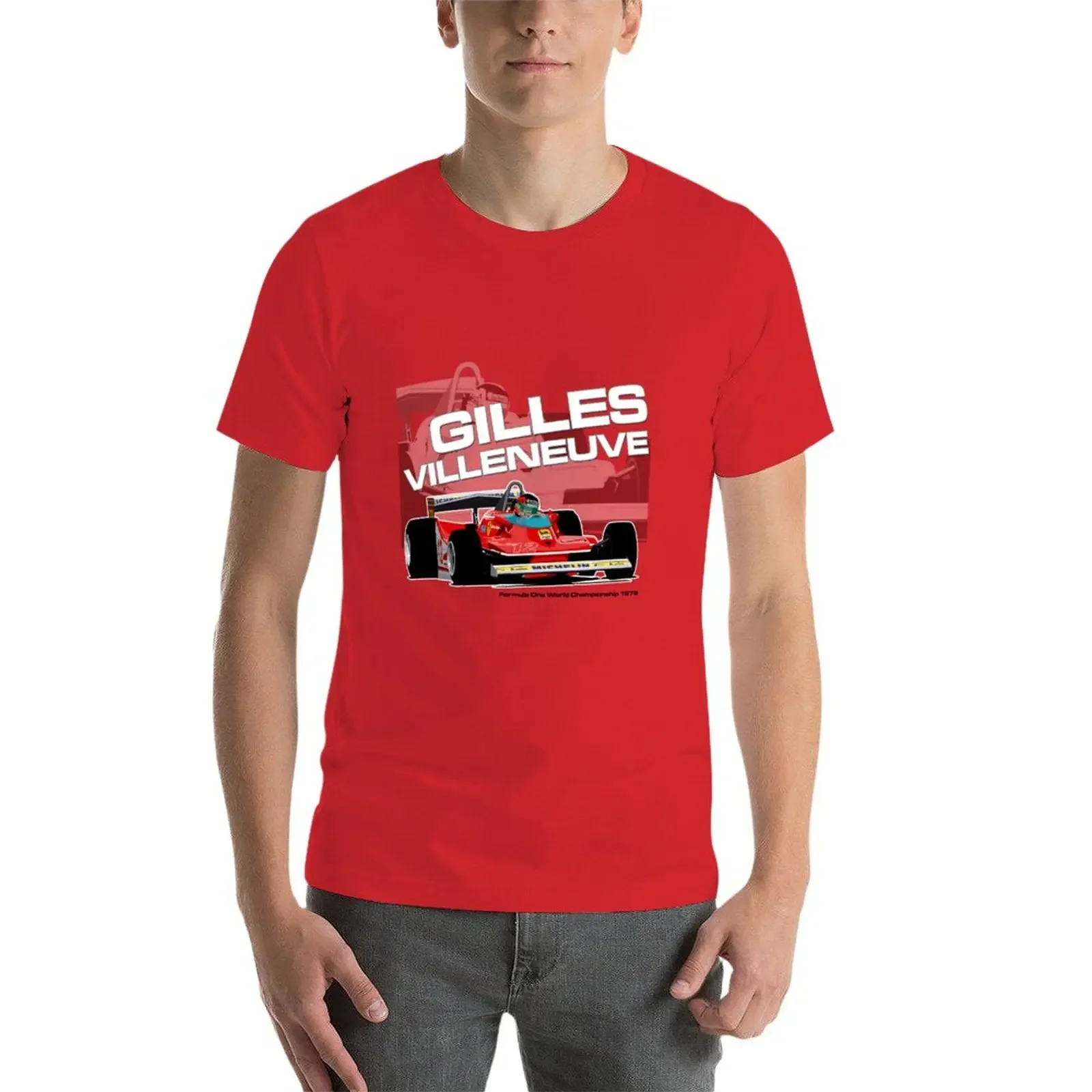 New Gilles Villeneuve - F1 1979 T-Shirt tees oversized t shirt oversized t shirts t shirts for men pack