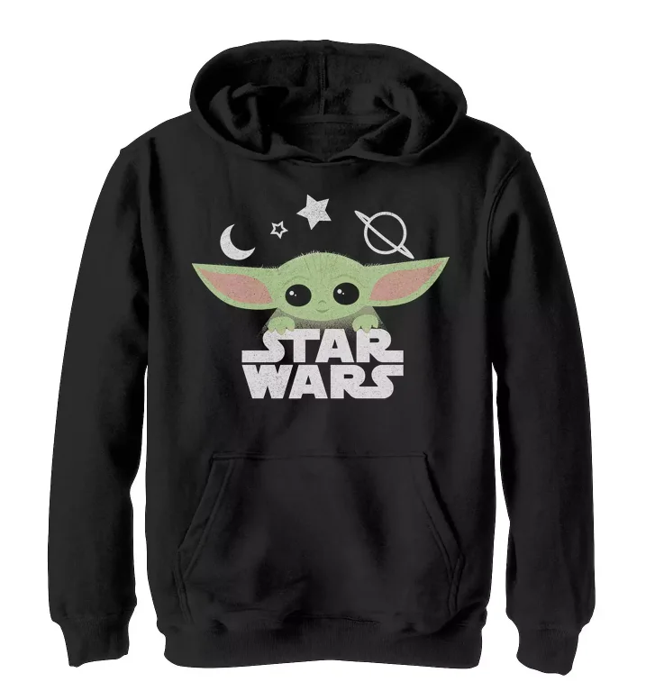 

Пуловер с капюшоном «Звездные войны», научно-фантастический пуловер с капюшоном, удобная флисовая осенне-зимняя толстовка с капюшоном унисекс