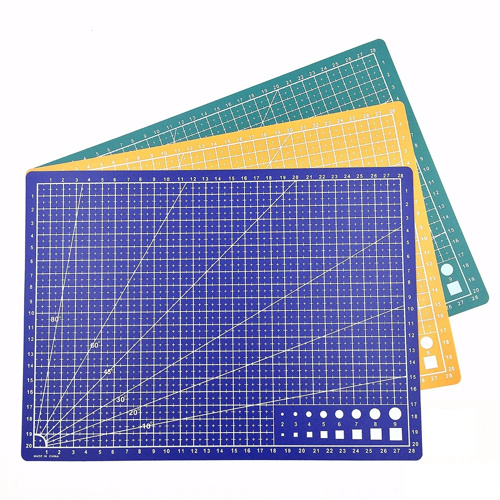 Rectangular Grid Line Cut Pad Patchwork Cutting Plate Self-healing Cutting Plate Art Tool Kits Double Sided Cutting Mat