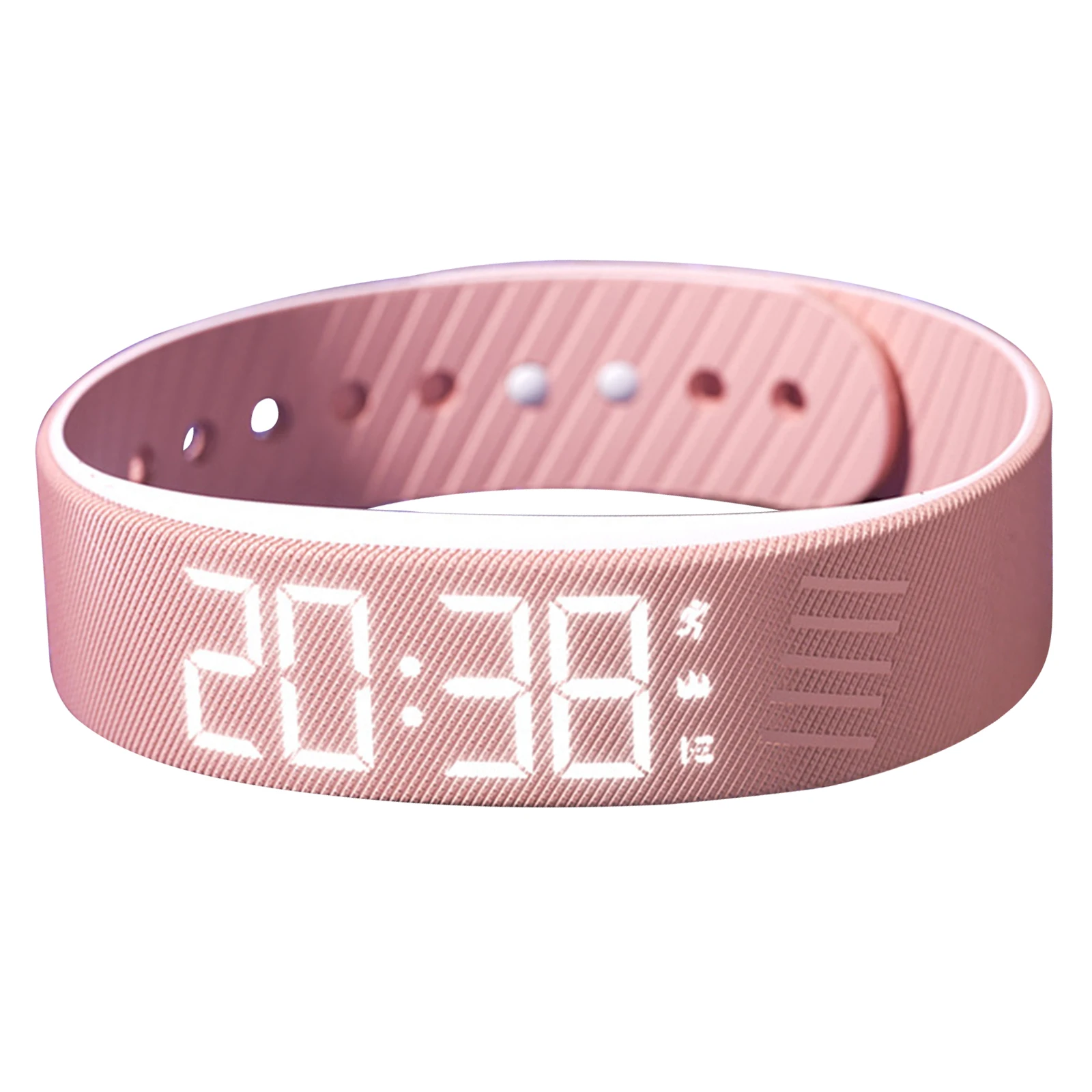 

Вибрационный будильник-браслет с шагомером, бесшумный вибрационный будильник, перезаряжаемые часы для глубокого сна, для мужчин и женщин