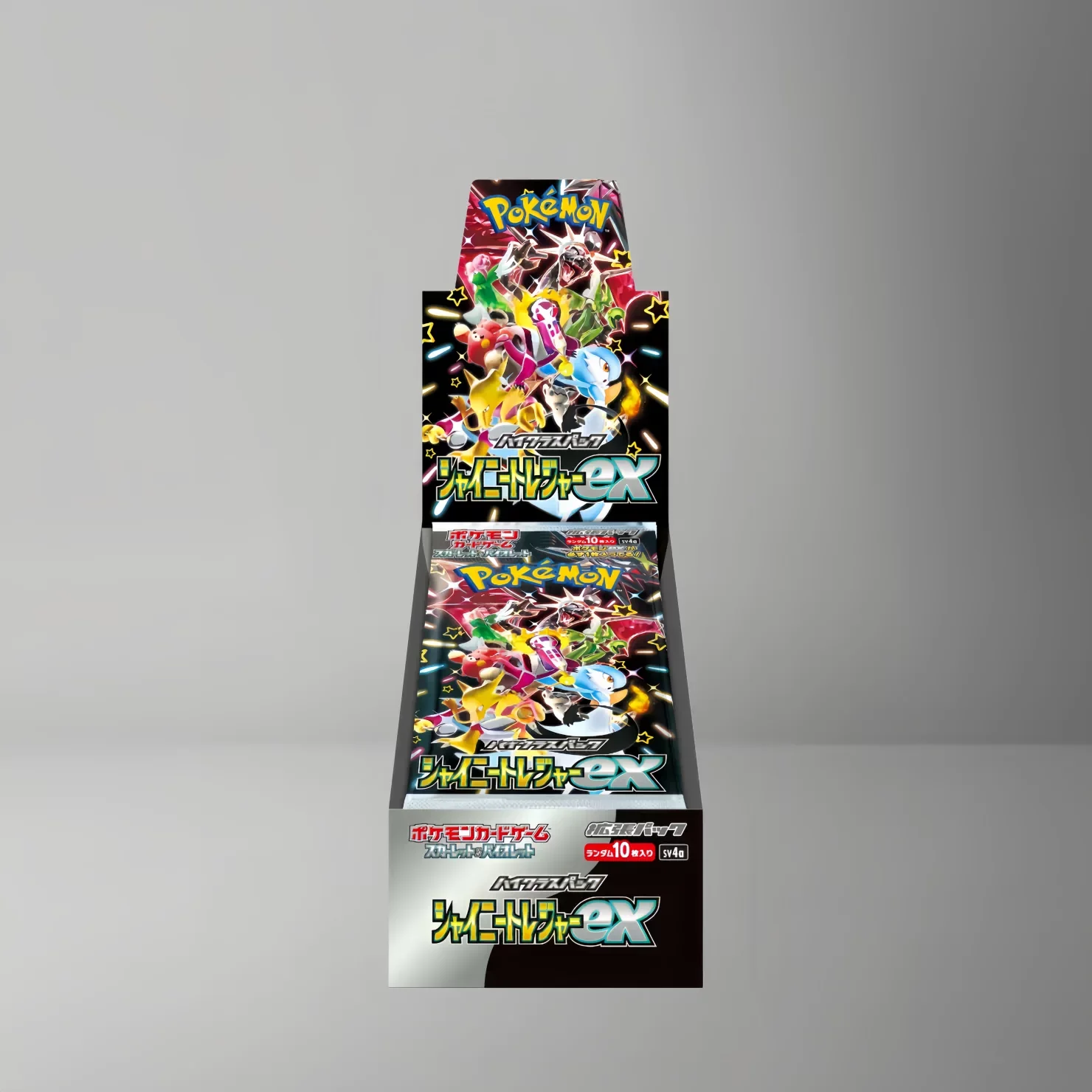 Japanese Sv4a Shiny Treasure Ex Sealed Golden Booster Box, Rare Collectible Trading Cards, Premium Hobby Gift For Card Fans