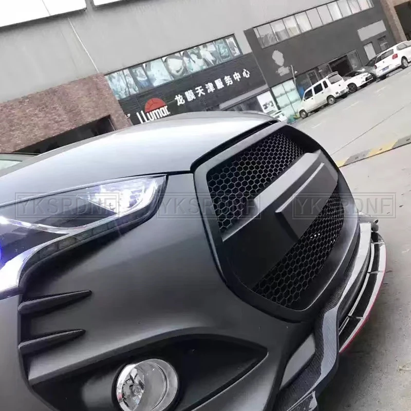 Carbon fiber Resin Masterial Radiator Grille Mask Grid For Hyundai Veloster Car Accessories