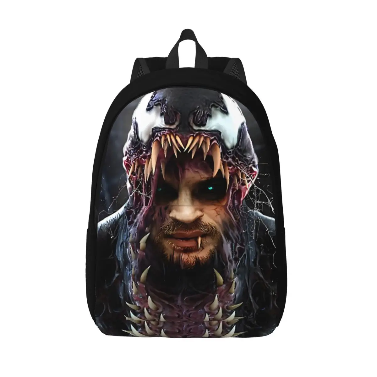 Hiking Chaotic Sturdy Shoulder Cool Marvel Venom The Last Dance Schoolbag For Kid Schoolbag Birthday