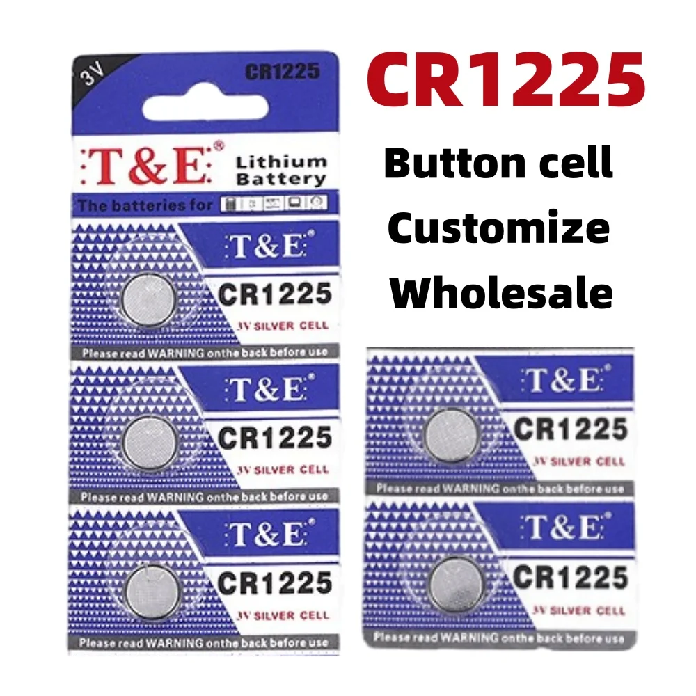 

Wholesale 3V CR1225 Lithium Button Battery BR1225 LM1225 DL1225 CR 1225 ER1225GP Coin Cell Watch Batteries for Toys Remote