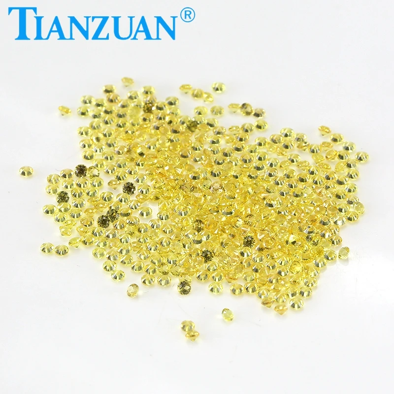 

0.8-3mm Small Brilliant Cut Natural Sapphire Brownish Yellow Color Loose Round Beads For DIY Jewelry Making Loose Gem Stone