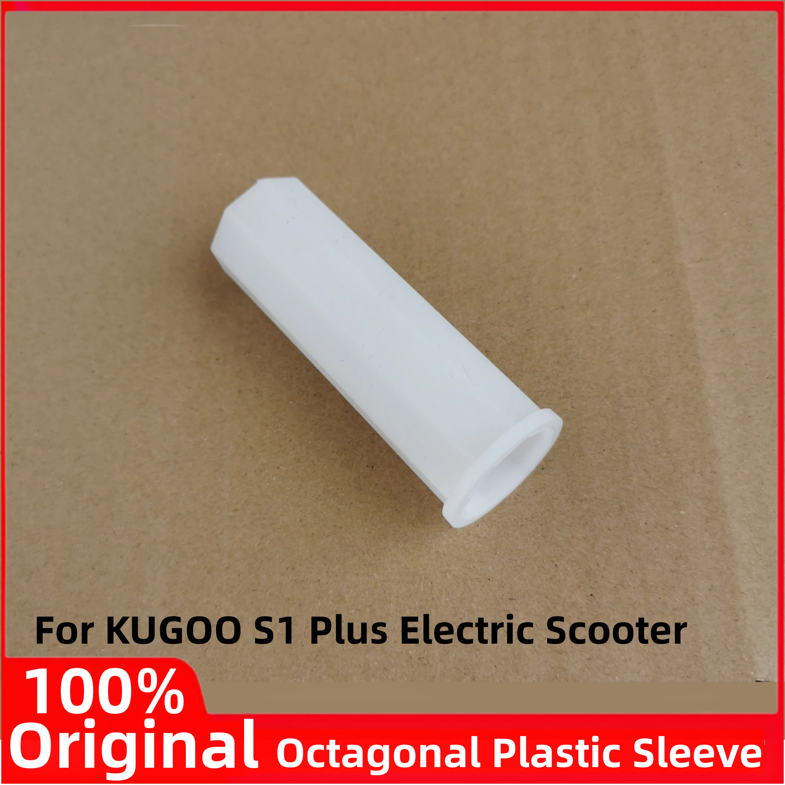 KUGOO S1 Plus Octagonal Plastic Sleeve  8 Inch Electric Scooter White Plastic Sleeve Spare Parts