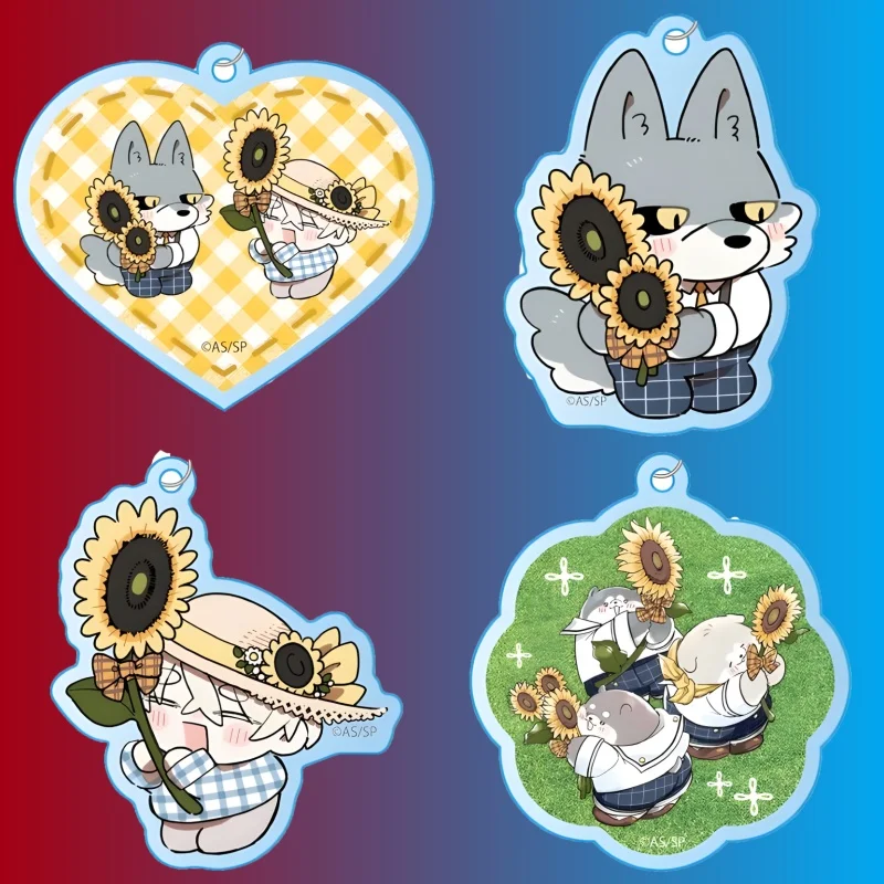 The Beast Brings Forth The Spring To Melt The White Snow 6CM Acrylic Figure Keychain Bag Charms Backpack Pendant Friends Gifts