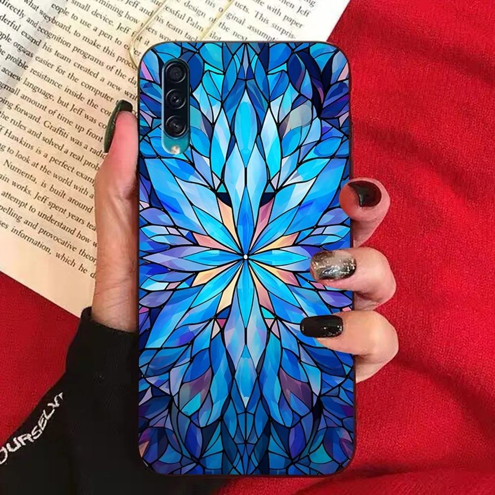 Stained Glass Texture Phone Case For Samsung A 10 11 12 13 20 21 22 30 31 32 40 51 52 53 70 71 72 73 91 13 Shell