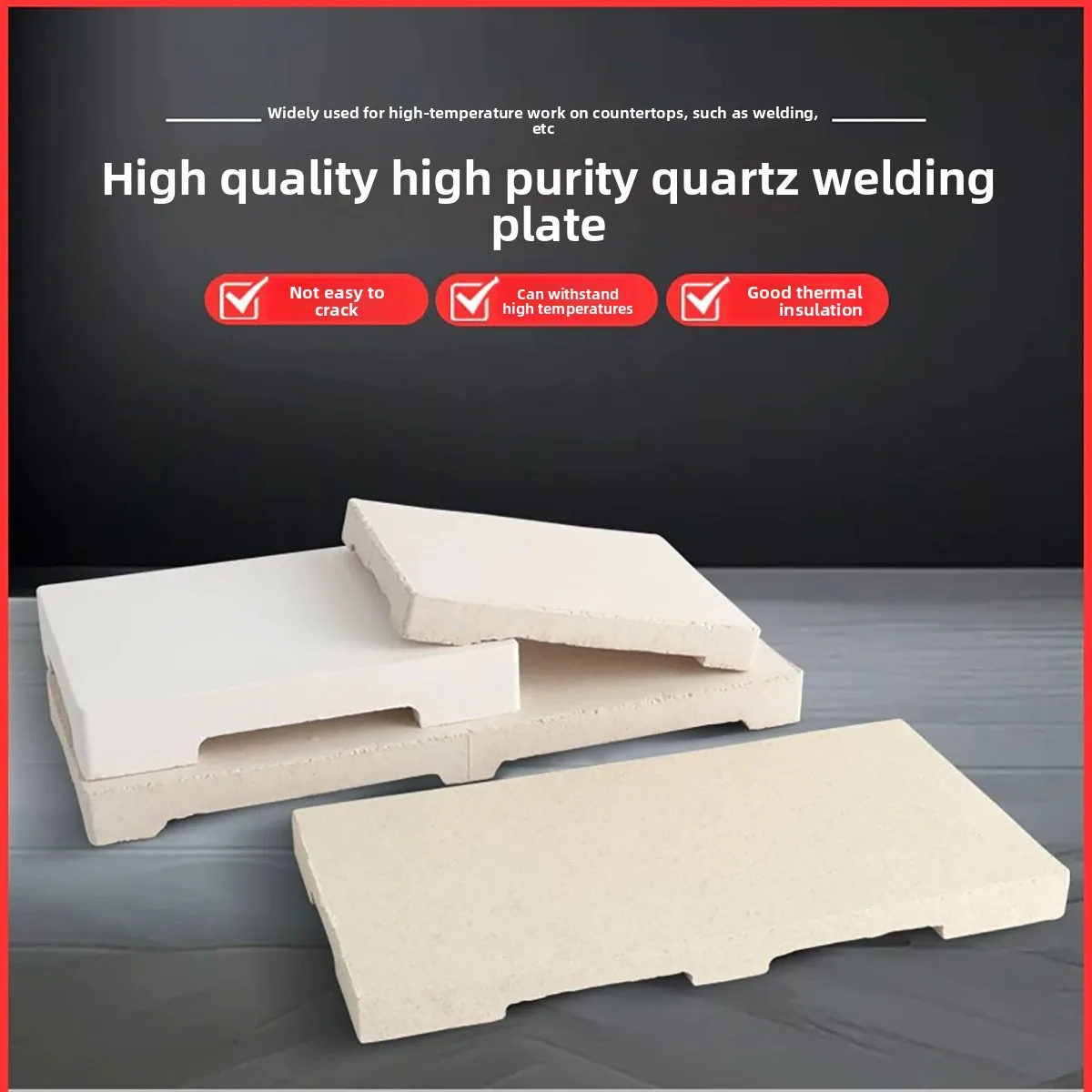 Honeycomb Refractory Brick, High Temperature Heat Insulation Soldering Tile, Breathable Soldering Board, Square Six-Leg Solderin