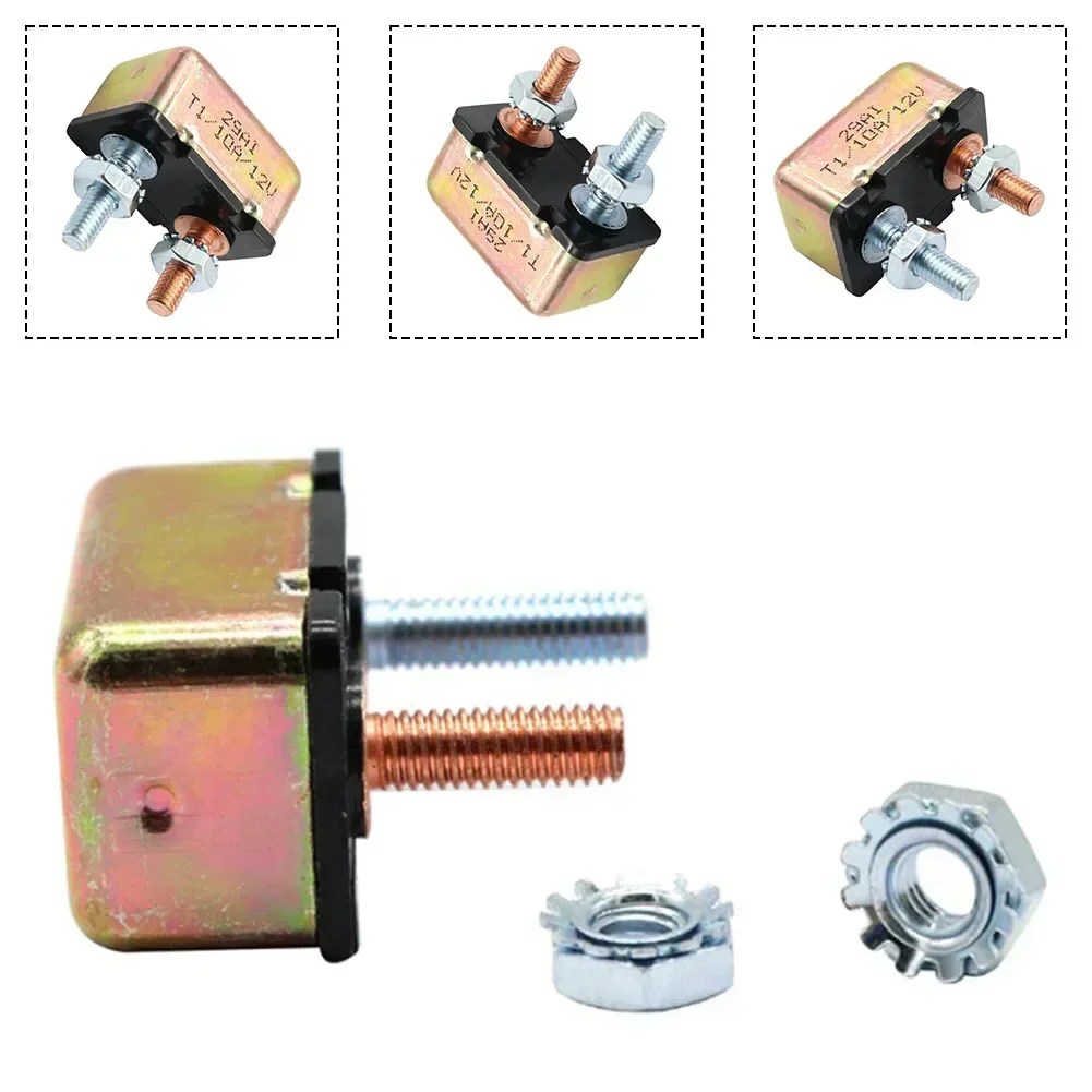 12V Auto Reset Circuit Breaker 10A/15A/25A/30A Circuit Breaker For Vehicles,battery Chargers, Trucks,buses Overload Protector