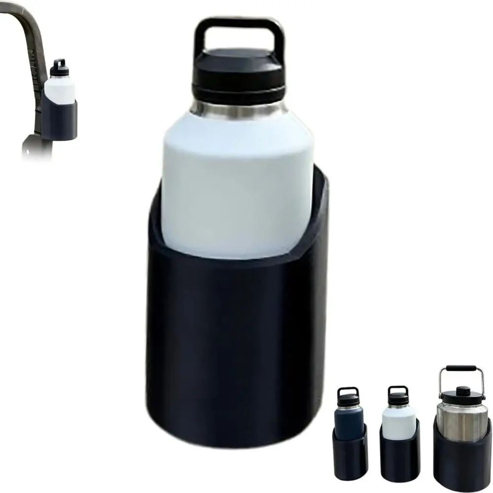 

Black Color Magnetic Bottle Mounts Magnetic Design 3D Printed Magnetic Cup Holder Heavy Duty Sturdy Magnetic Water Bottle Rack