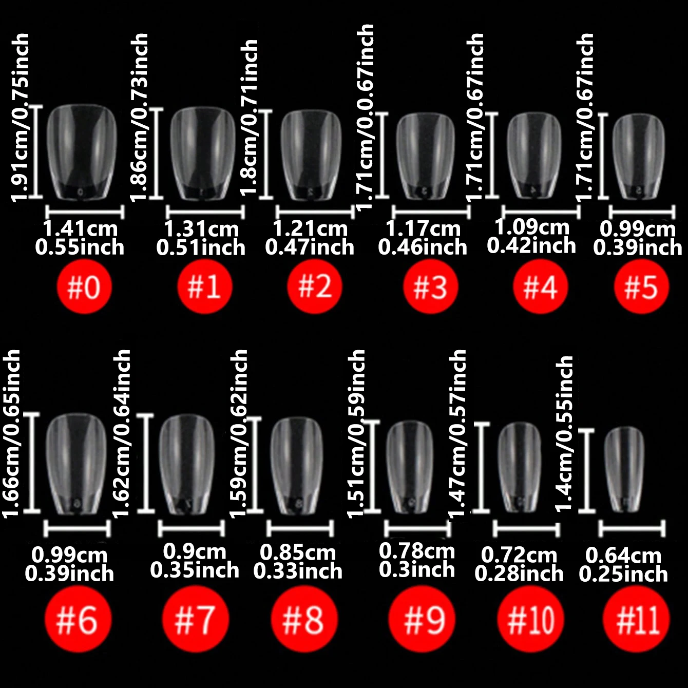 240 Stück kurze Mandel nagels pitzen weiches Gel vorgeformte Acryl nagels pitzen halb matte volle Abdeckung Nagels pitzen klar gelly drücken auf Nagel – Detail 26