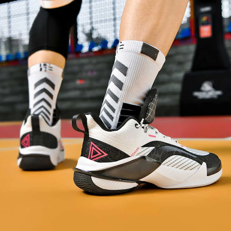Trainingsschoenen voor heren Hoge basketbalschoenen Designerschoenen Ademende buitensneakers Lichte basketbalsneakers voor heren met kussens