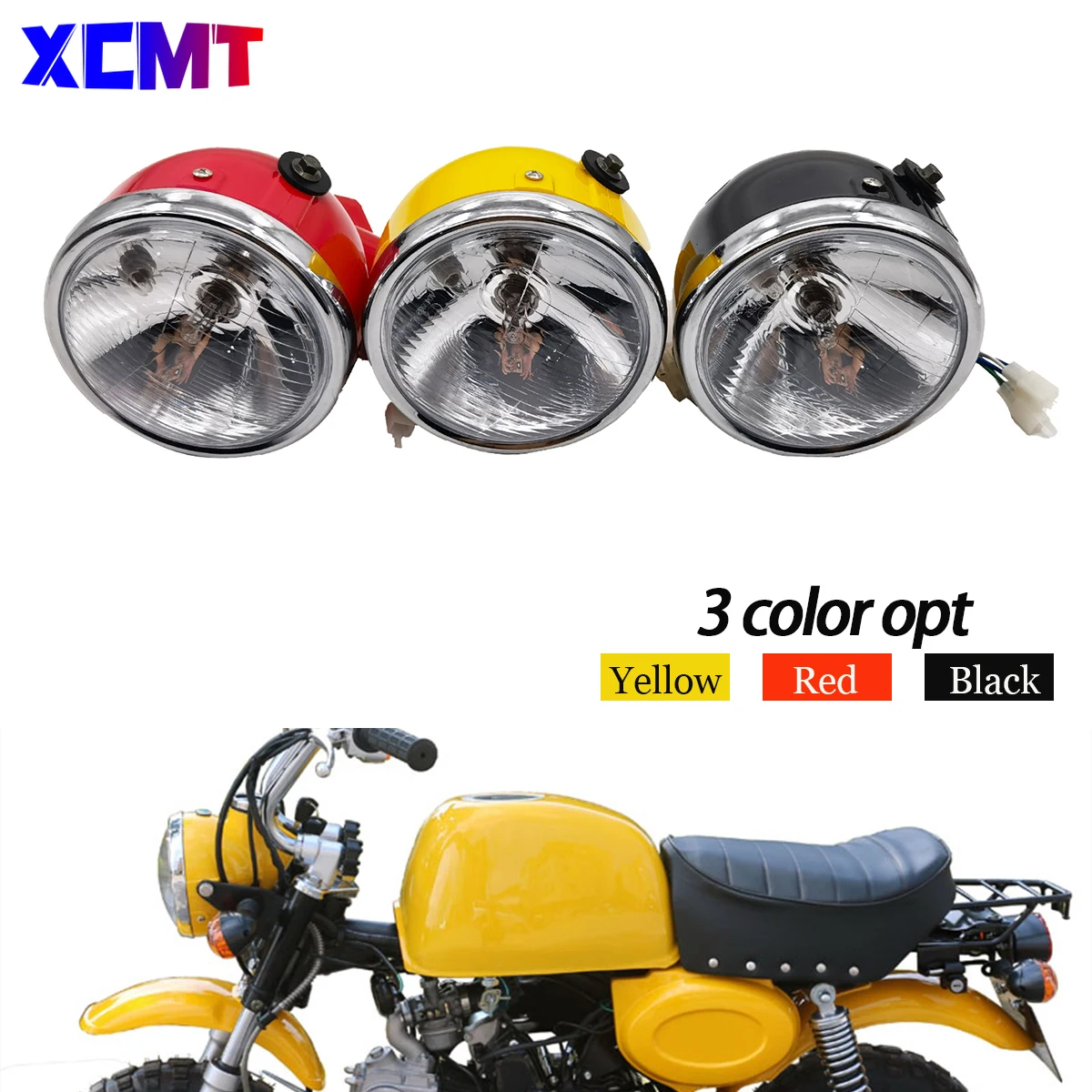 

Motorcycle Accessories Front Headlamp Headlight Fit For Honda Z50 Z50A Z50J Z50R Mini Trail Monkey Bike Parts Motorcycle Led