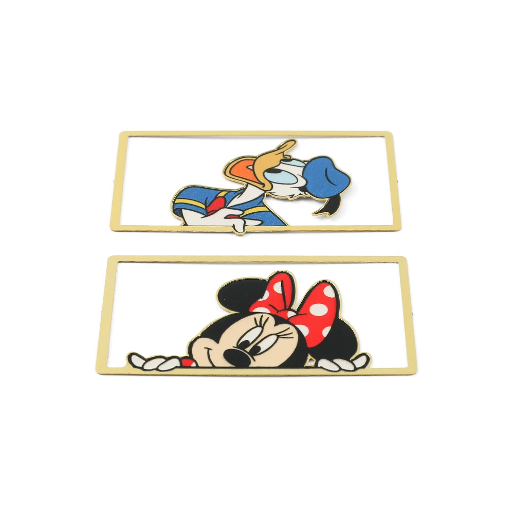 Disney Mickey Mouse and Donald Duck Book Marks Page Clip for Women Men Kids Fans Bookmark Birthday Gift for Book Lover