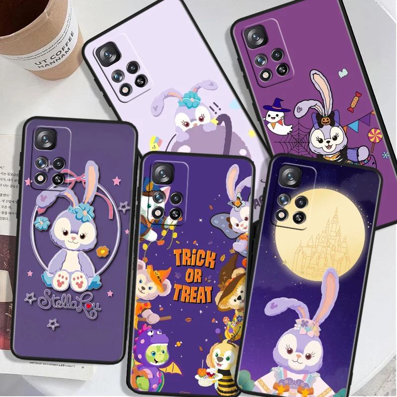 

Disney Star Dello Linna Belle For Xiaomi Redmi Note 12 11T 11E 11S 10T 10S Turbo Pro Plus Max Lite Black Soft TPU Phone Case