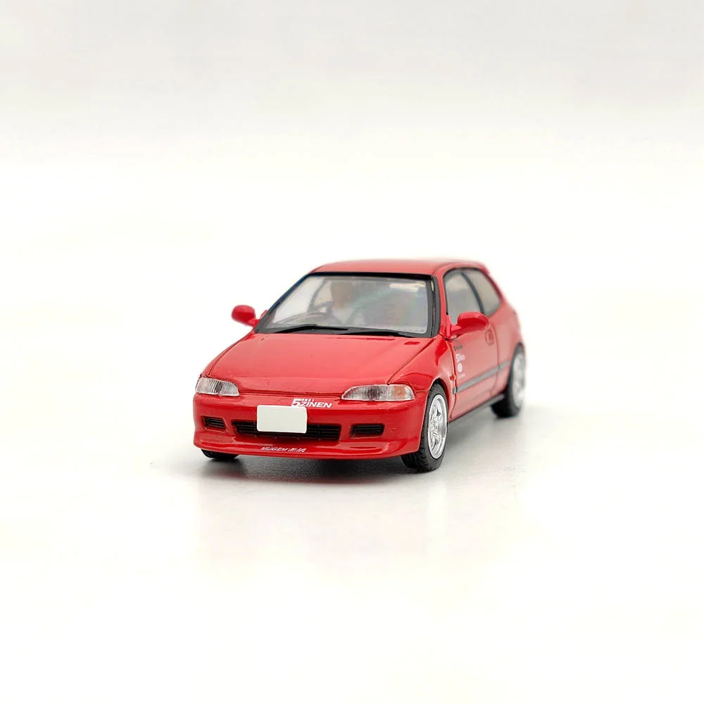 Hobby Japão 1/64 Civic (EG6) Myogi Night Kids / Shingo Shoji Vermelho HJ 641017 Presentes de coleção de carros de brinquedos fundidos HR