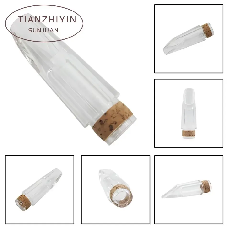 

1PC ABS Transparent Clarinet parts with Acrylic Mouthpiece Bolwtorch And Cork Parts Musical Instrument Accessory