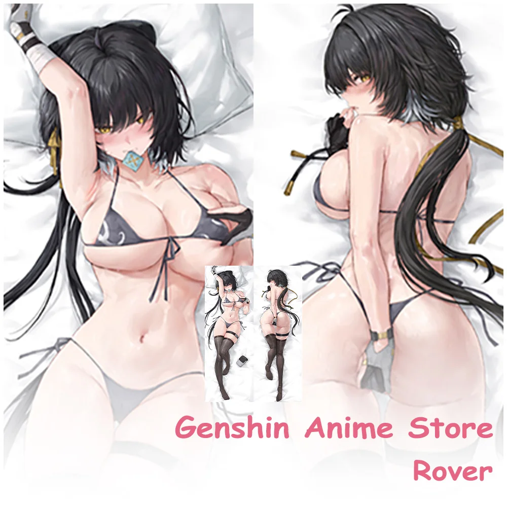 ปลอกหมอนอิงอนิเมะ Dakimakura Wuthering Waves Rover สำหรับคอสเพลย์ ผ้าโพลีเอสเตอร์ พิมพ์ลายสองด้าน ปลอกหมอนอิงสำหรับโอตาคุ