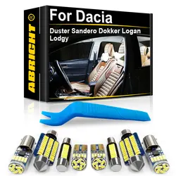Car LED Interior Light For Dacia Duster Sandero Lodgy Dokker Logan Jogger Spring I II MK1 MK2 MKI MKII Accessories Canbus