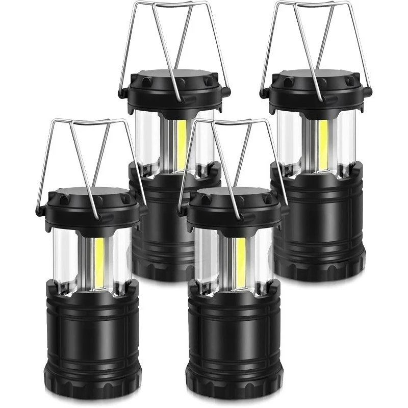 

1/2/4 Pack LED Camping Lantern LED Lanterns Emergency Light for Storm Outages Outdoor Waterproof Portable Lanterns Collapsible