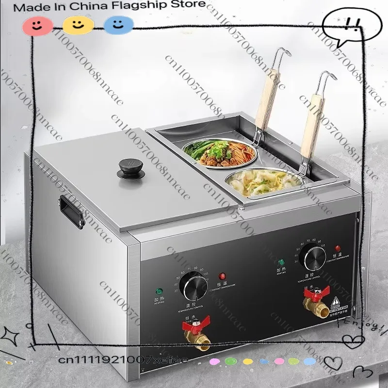【Popular】Commercial Desk Noodle Cooking Stove Electric Noodle Cooking Machine Oden Cooking Machine Malatang Vegetle Dumpling Sou